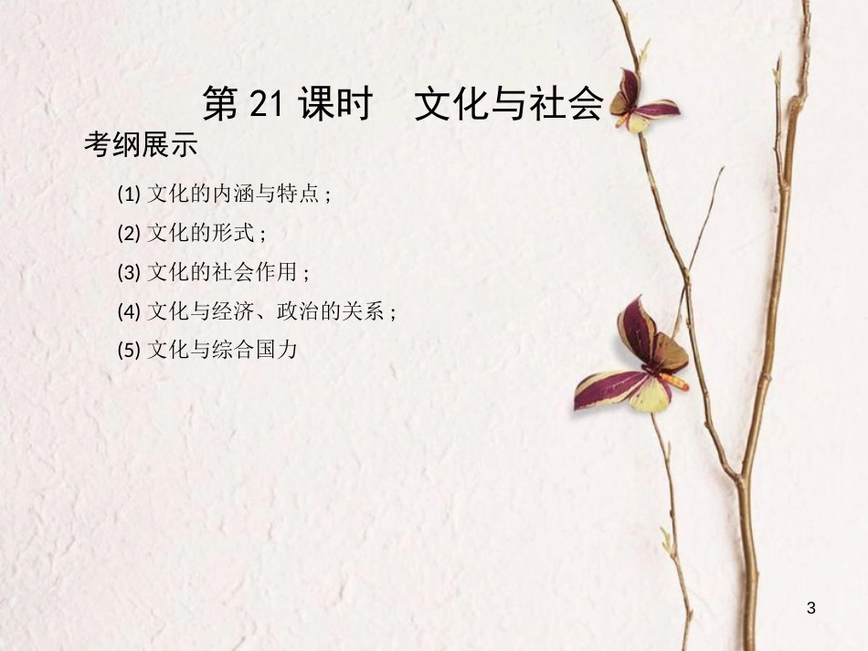 （北京专用）2019版高考政治一轮复习第九单元文化与生活第21课时文化与社会课件新人教版必修3_第3页