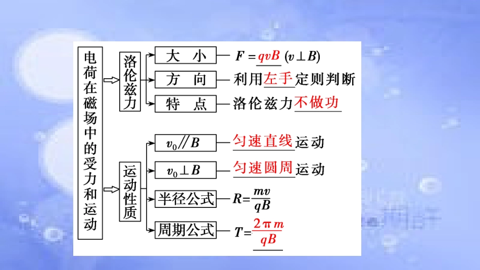 高考物理一轮复习 第九章 磁场 第二讲 磁场对运动电荷的作用课件_第2页