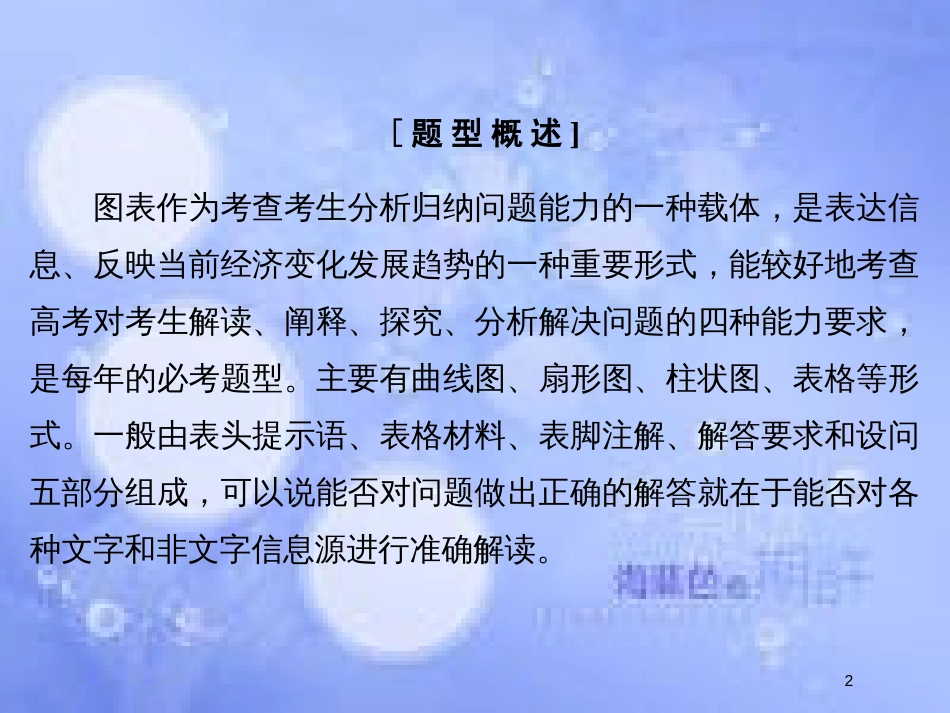 高考政治一轮复习 高考题型三“图表类”主观题课件 新人教版_第2页