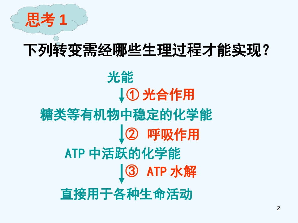 高中生物 第三节ATP的主要来源 细胞呼吸1课件 新人教版必修1_第2页