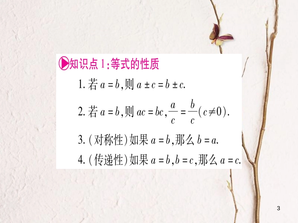 （安徽专版）中考数学总复习第一轮考点系统复习第2章方程组与不等式组第1节一次方程（组）及其应用课件_第3页