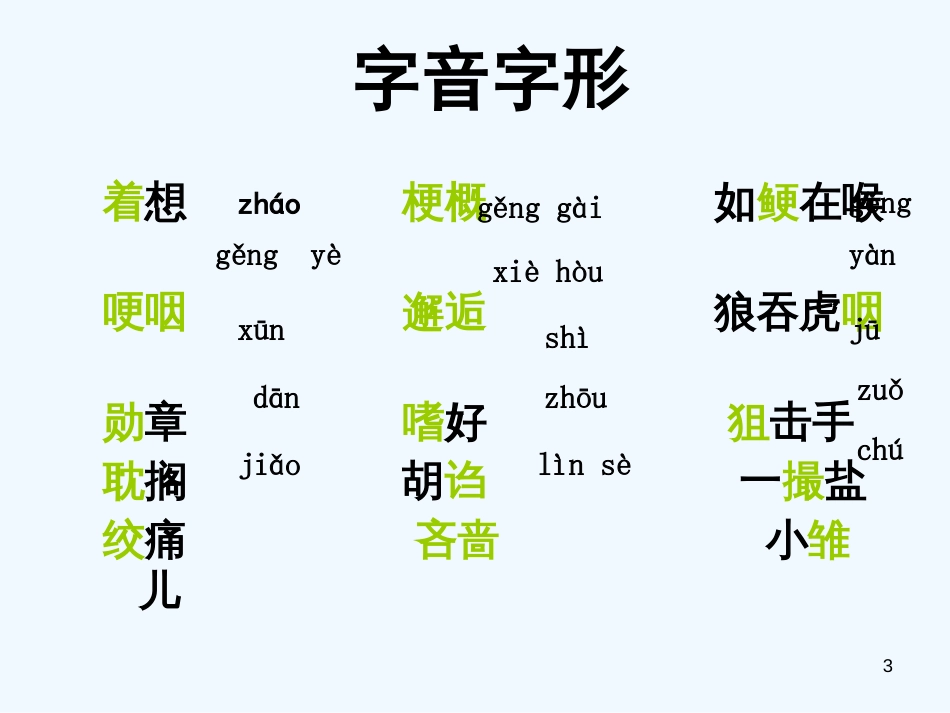 高中语文 第2专题《一个人的遭遇》课件 苏教版必修2_第3页