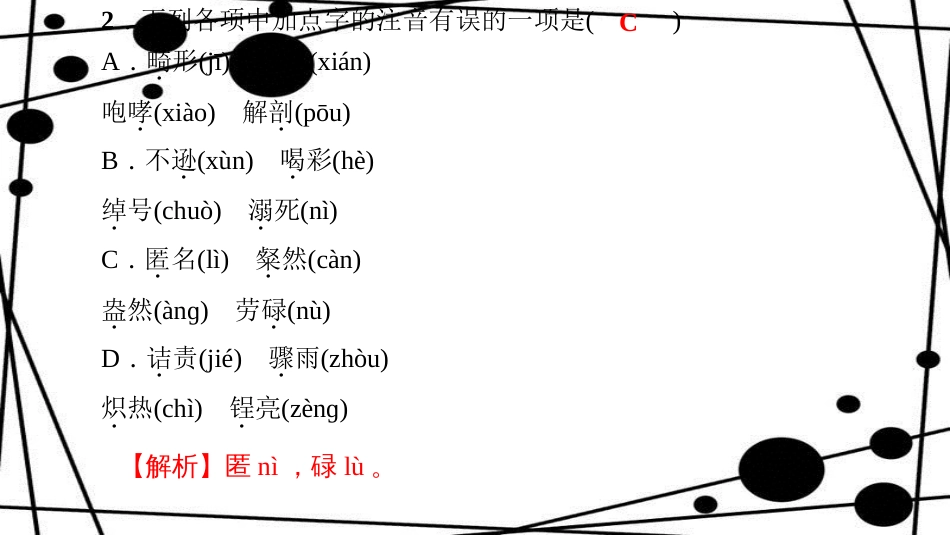 八年级语文上册 专题复习一 语音与汉字课件 新人教版_第3页