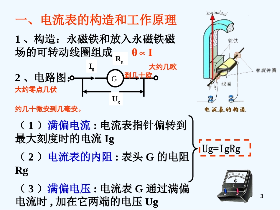 高中物理 电学实验基础课件 鲁教版选修3_第3页