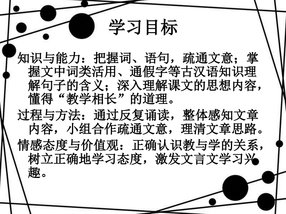 八年级语文上册 第六单元 22《古文二则》教学相长课件 语文版_第2页