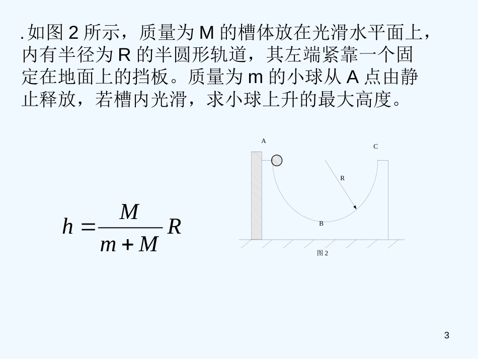 高考物理 圆弧式动量与能量课件_第3页