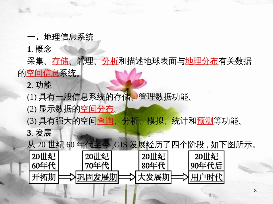 高中地理 第三章 地理信息技术应用 3.1 地理信息系统及其应用课件 湘教版必修3_第3页