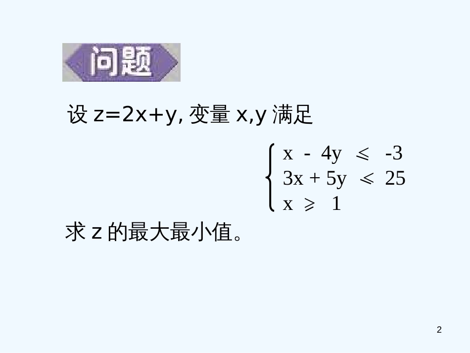 高中数学 简单线性规划课件 新人教B版必修5_第2页