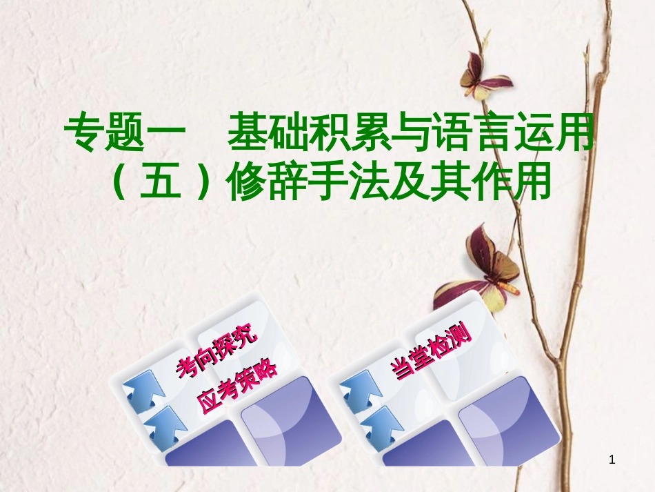 （北京专版）中考语文第1篇基础运用专题一基础积累与语言运用复习课件5_第1页