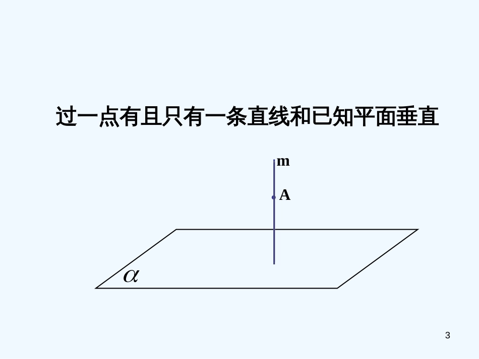 高中数学：直线与平面垂直的性质课件新课标人教A版必修2_第3页