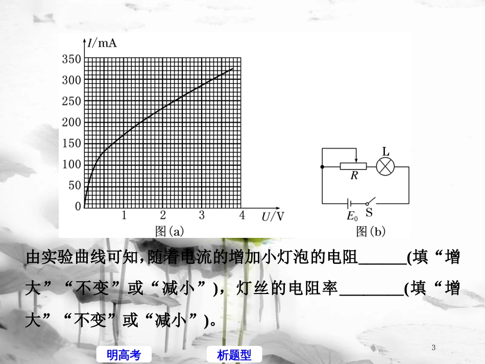 高考物理二轮复习 高考研究（十八）聚焦实验题考法—恒定电流课件_第3页