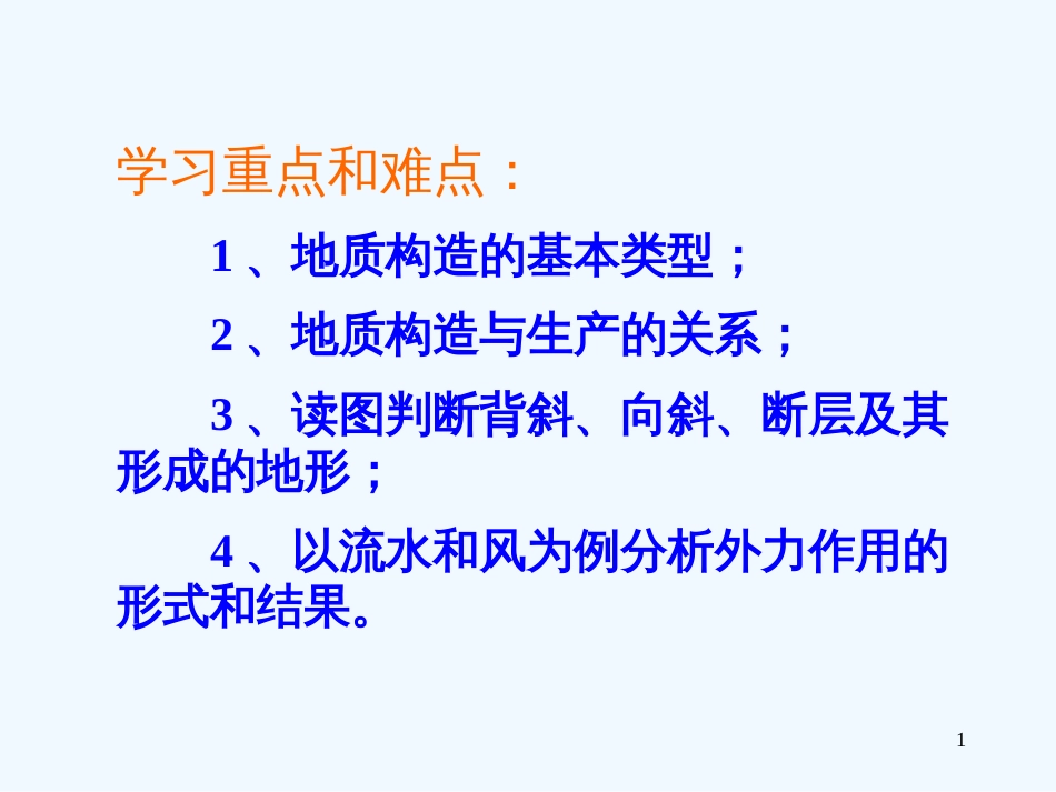高中地理《地表形态的变化》课件2 新人教版选修1_第1页