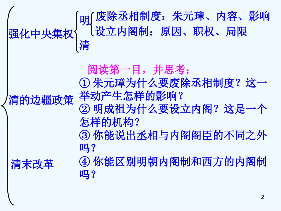 高中历史 专制时代晚期的政治形态：课件六（11张PPT） 人民版必修1_第2页