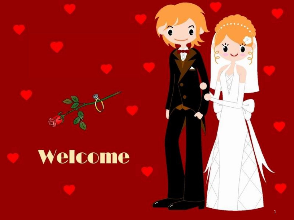 高中英语 Unit3 lesson3 Weddings课件 北师大版必修1_第1页