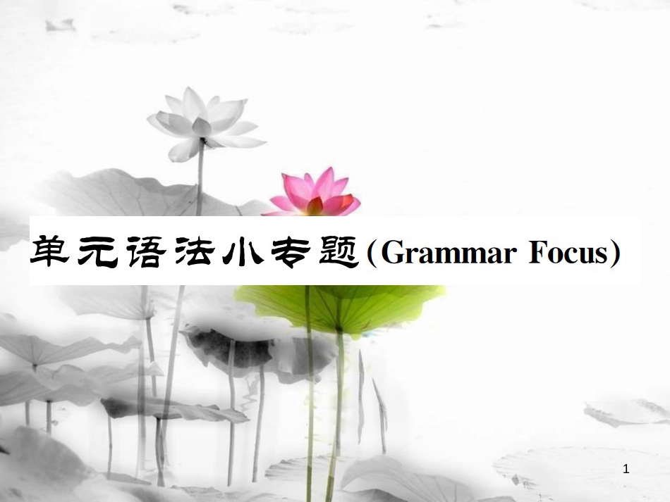 （浙江专版）七年级英语上册 Unit 2 This is my sister语法小专题课件 （新版）人教新目标版_第1页