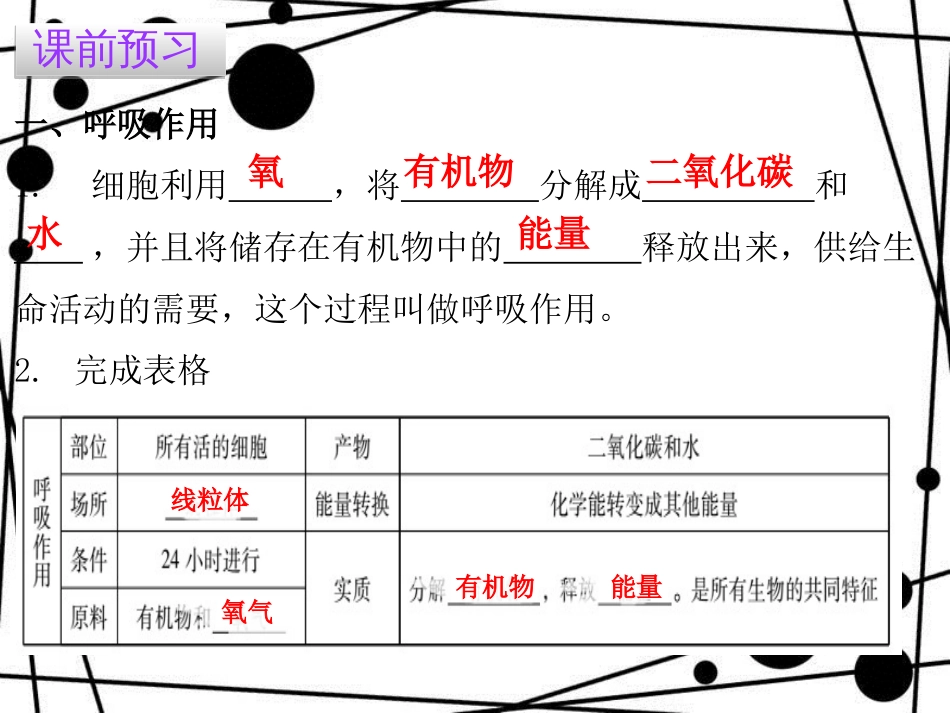 七年级生物上册 第三单元 第五章 第二节 绿色植物的呼吸作用课件 （新版）新人教版_第3页