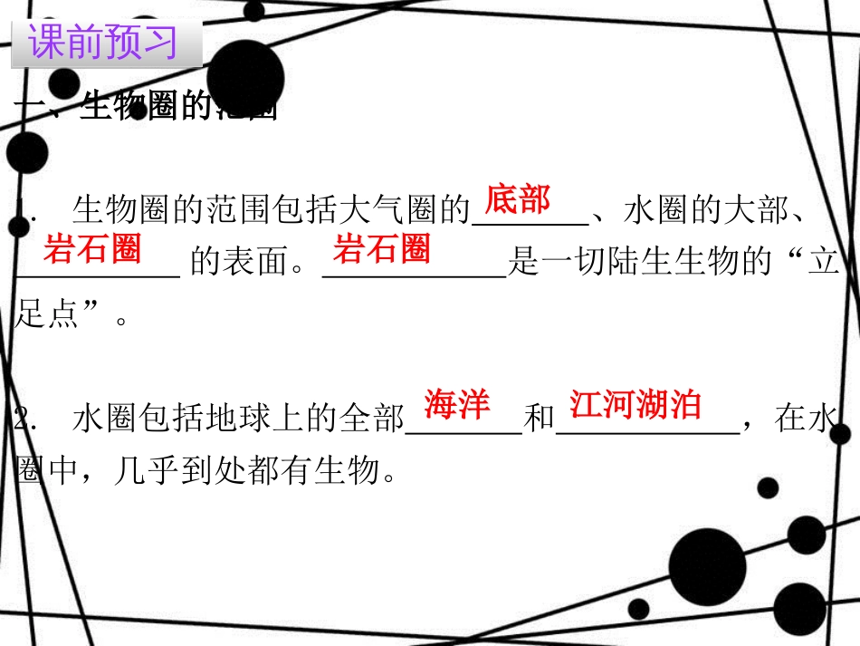 七年级生物上册 第一单元 第二章 第三节 生物圈是最大的生态系统课件 （新版）新人教版_第3页
