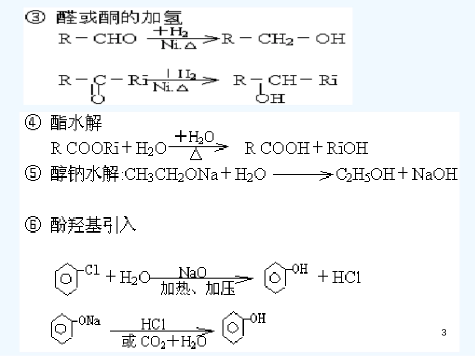 高考化学总复习一轮《有机合成和推断》精品课件_第3页