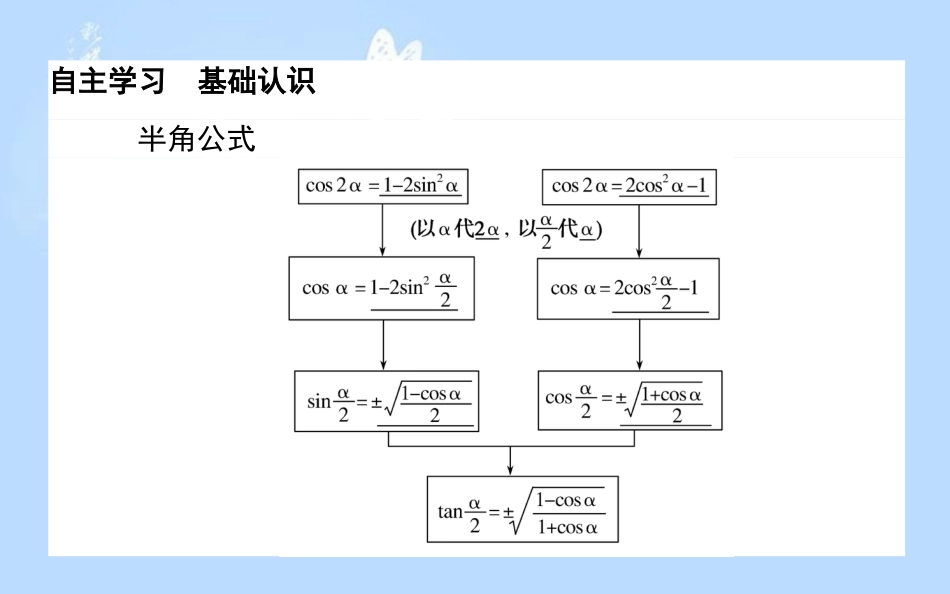 高中数学第三章三角恒等变形3.3二倍角的三角函数3.3.2二倍角的三角函数（2）课件北师大版_第3页