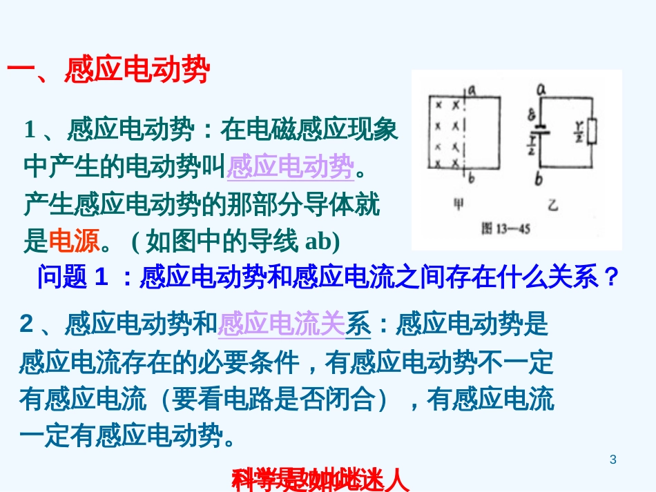 高中物理 法拉第电磁感应定律课件 新人教版选修1_第3页