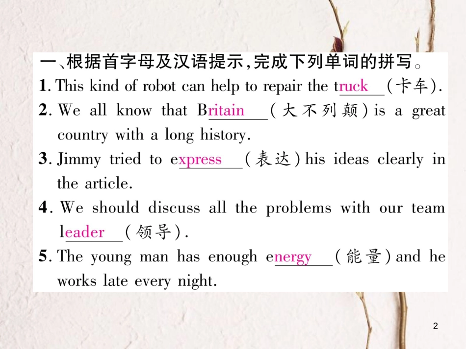 （安徽专版）九年级英语全册双休作业（八）习题课件（新版）人教新目标版_第2页