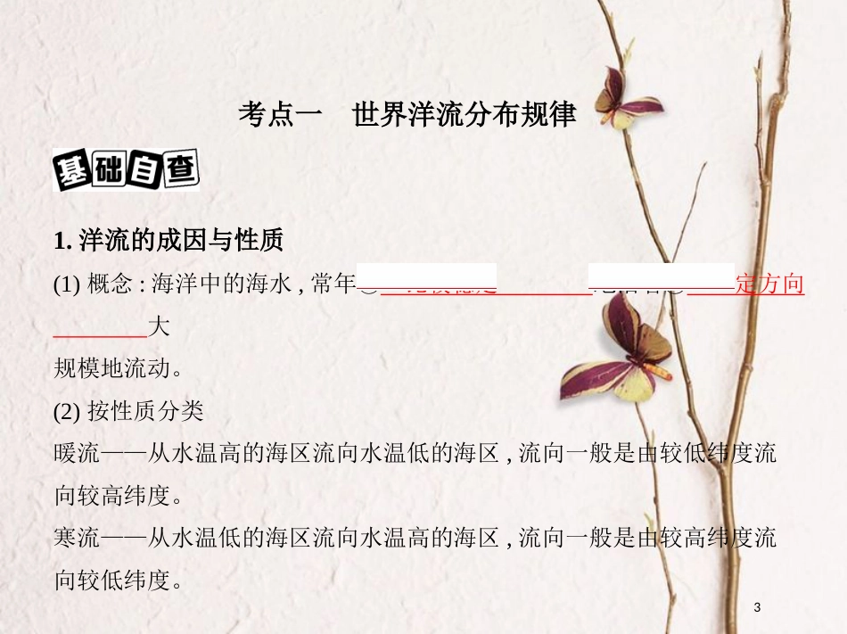 （北京专用）2019版高考地理一轮复习第二部分自然地理第五单元地理上的水第二讲洋流课件_第3页