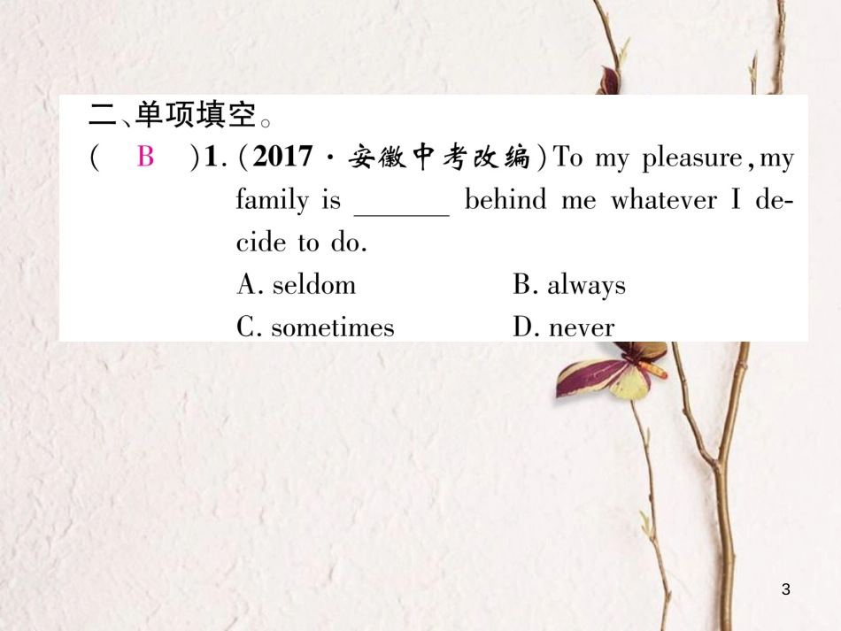 （安徽专版）九年级英语全册双休作业（四）习题课件（新版）人教新目标版_第3页