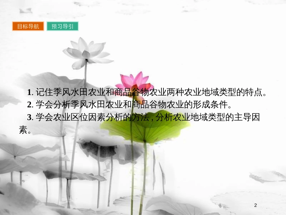 高中地理 第三章 农业地域的形成与发展 3.2 以种植业为主的农业地域类型课件 新人教版必修2_第2页