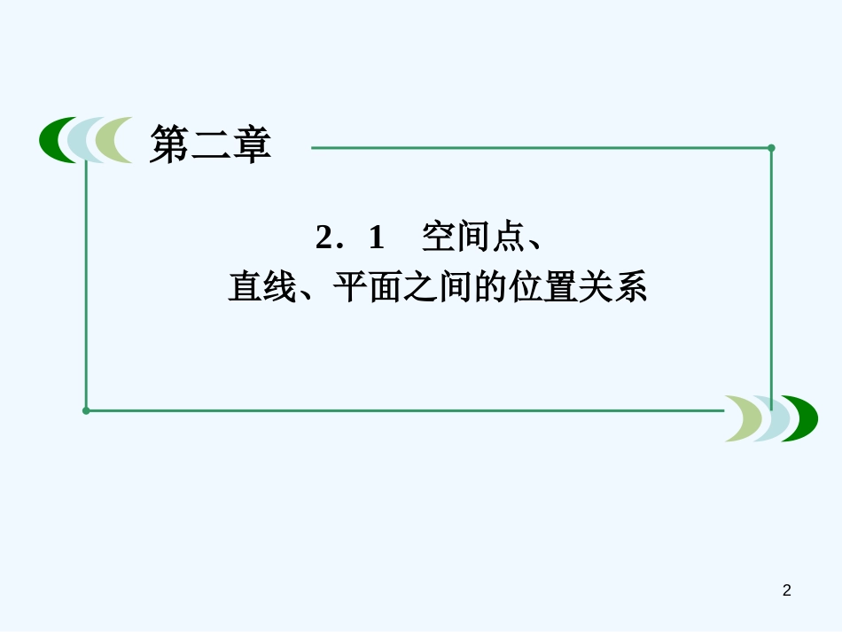 高中数学 2-1-1 平面课件 新人教A版必修2_第2页