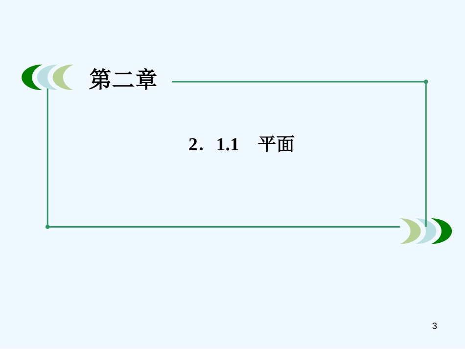 高中数学 2-1-1 平面课件 新人教A版必修2_第3页