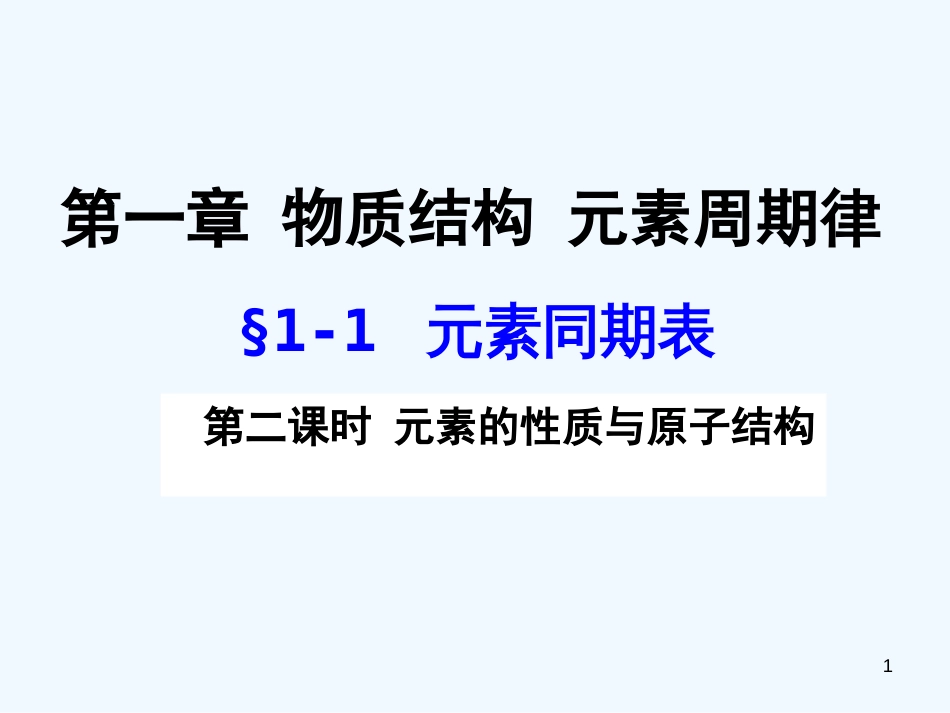 高中化学元素周期表2课件人教版必修2_第1页