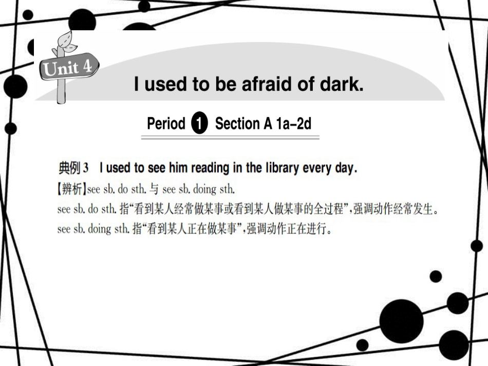 九年级英语全册 Unit 4 I used to be afraid of the dark_第3页