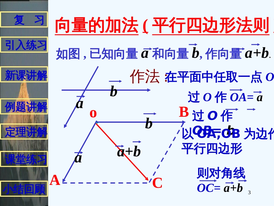 高中数学 2.2.3 向量数乘运算课件 新人教A版必修4_第3页