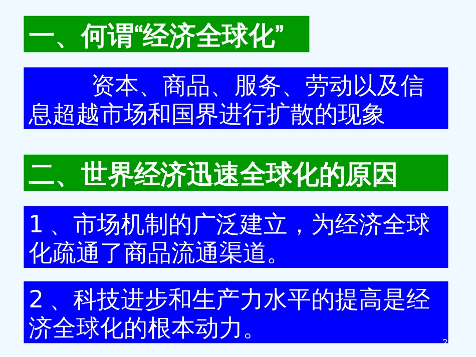 高中历史：世界经济的全球化课件4人教版必修2_第2页