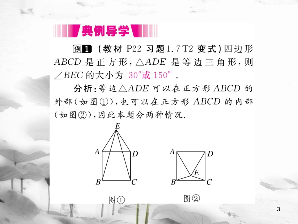 （江西专用）九年级数学上册1.3正方形的性质与判定第1课时正方形的性质讲练课件（新版）北师大版_第3页