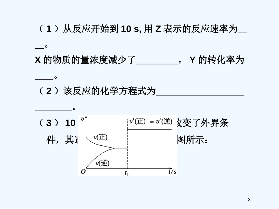 高考化学 精选模块 专题6 化学反应速率和化学平衡专题1课件_第3页