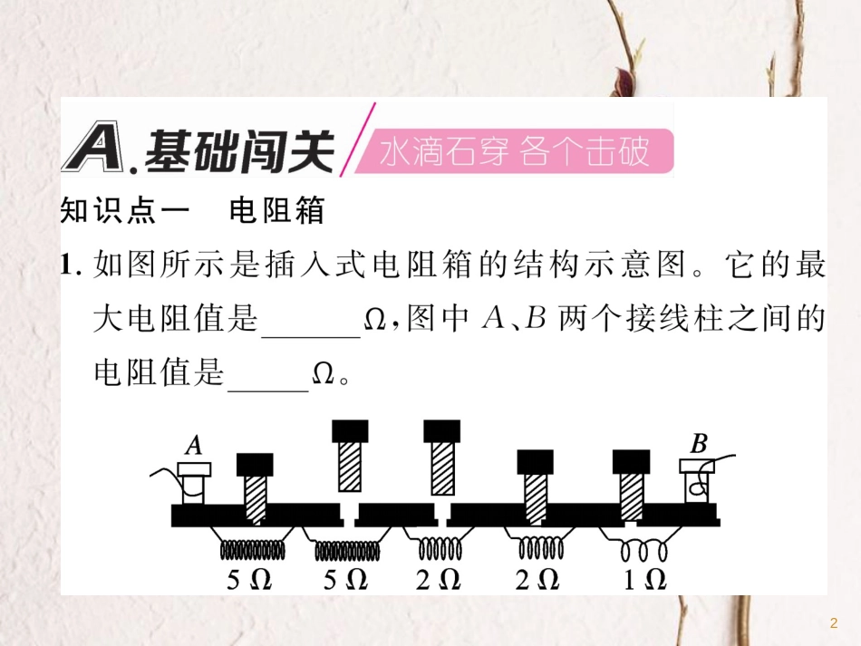 （安徽专版）九年级物理全册第16章第4节变阻器第2课时变阻器的应用课件（新版）新人教版_第2页