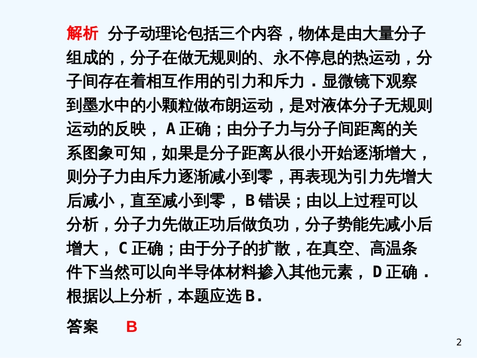 （大纲版）高三物理高考二轮专题复习专题达标测试专题9《热学、光学和原子物理》_第2页