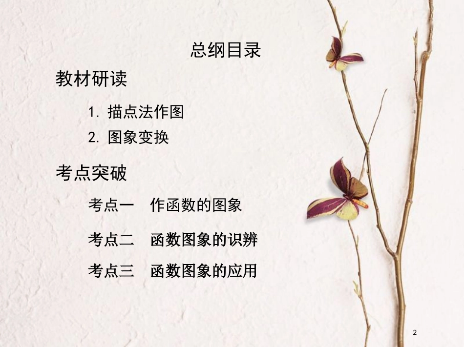 （北京专用）2019版高考数学一轮复习第二章函数第七节函数的图象课件文_第2页