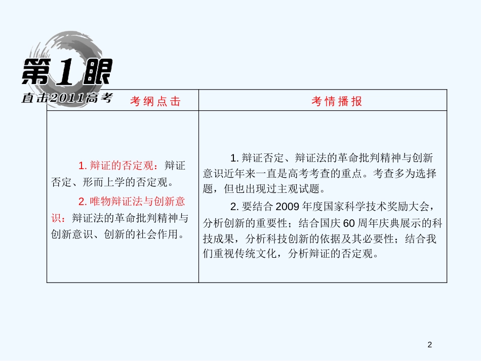 高考政治一轮复习 第四部分 第三单元 第十课创新意识与社会进步课件 新课标创新人教版_第2页