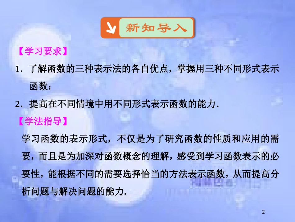 高中数学 第一章 集合与函数概念 1.2 函数及其表示 1.2.2 函数的表示法课件5 新人教A版必修1_第2页