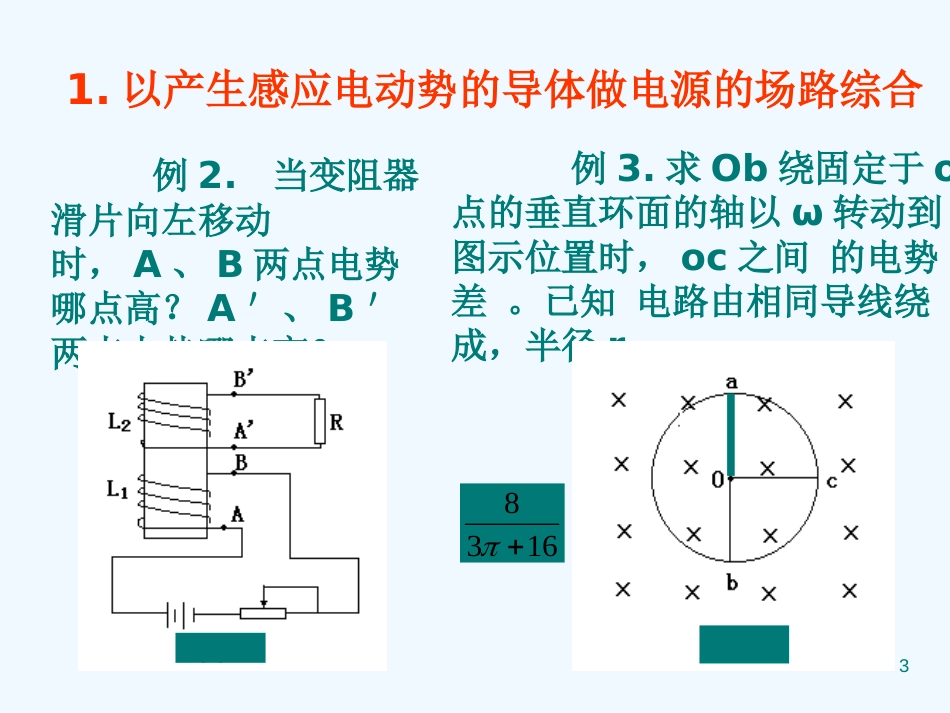 高中物理精华课件：以电磁感应为纽带的综合题_第3页