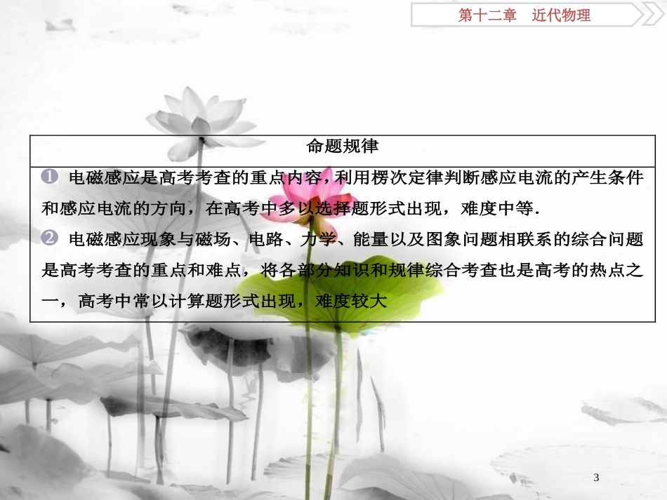 （新课标）高考物理一轮复习第十二章近代物理第一节光电效应波粒二象性课件_第3页