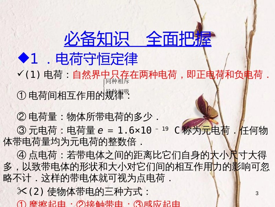 （A版）2019版高考物理一轮复习考点考法第8章电场课件新人教版_第3页