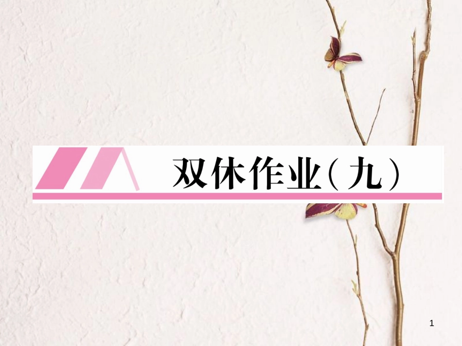 （安徽专版）九年级英语全册双休作业（九）习题课件（新版）人教新目标版_第1页