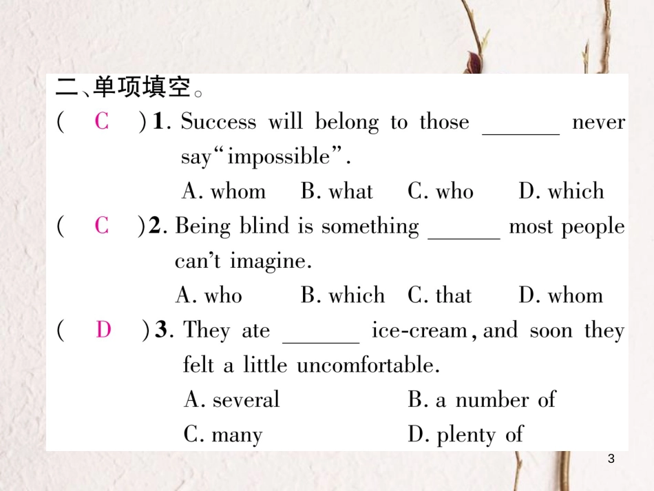 （安徽专版）九年级英语全册双休作业（九）习题课件（新版）人教新目标版_第3页