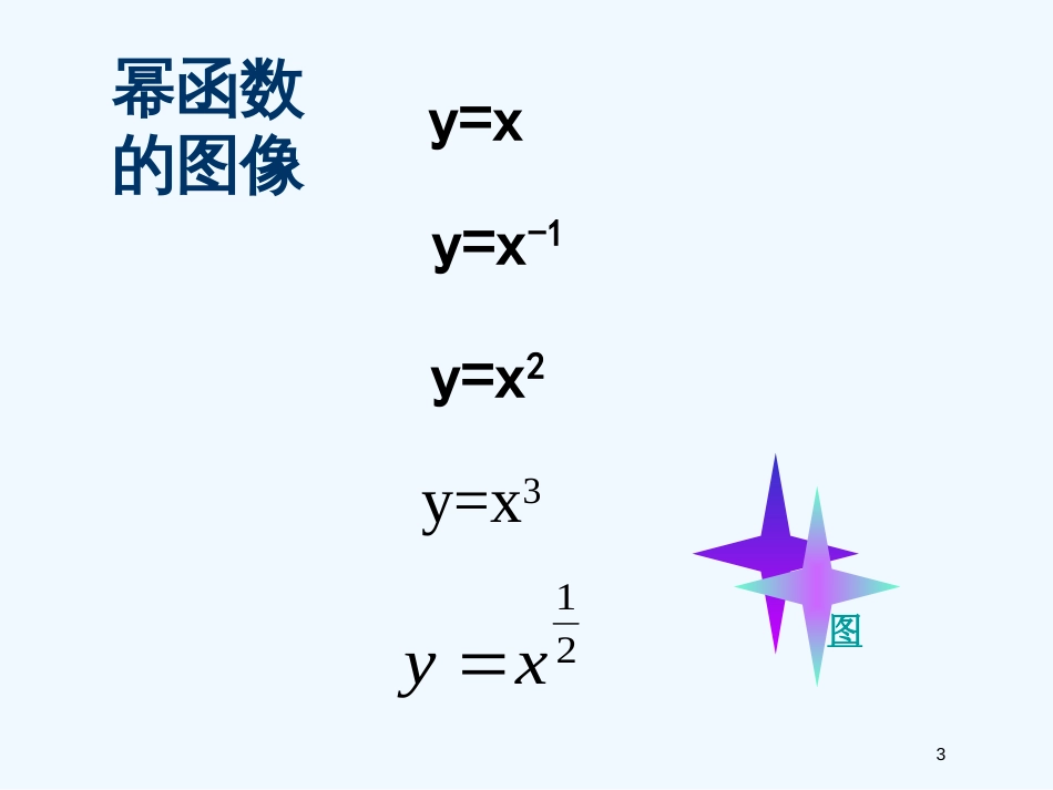 高中数学 25简单的幂函数课件 北师大版必修1_第3页