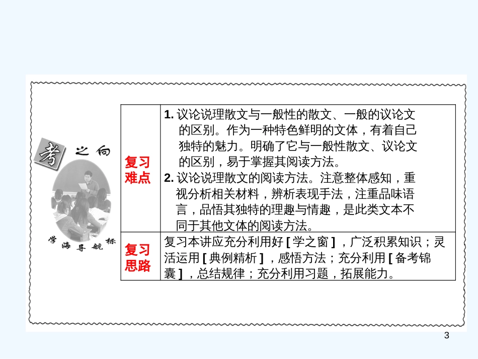 高考语文 议论说理散文专题突破复习课件 新人教版_第3页