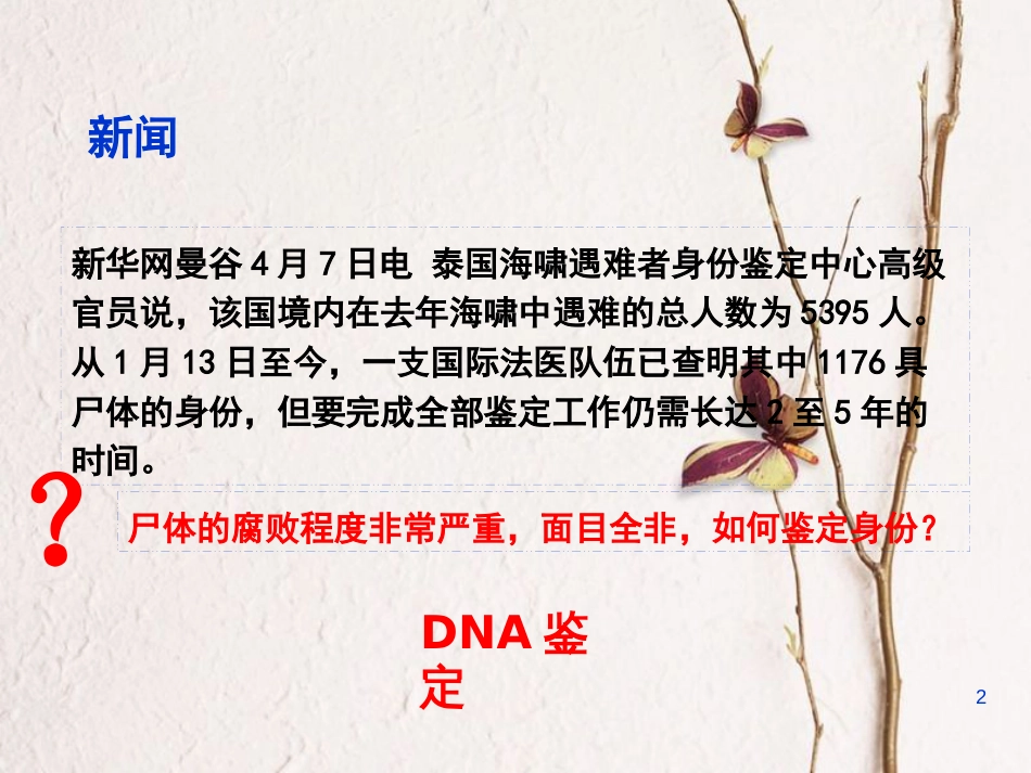 辽宁省沈阳市高中生物 第三章 细胞的基本结构 3.1 DNA是主要的遗传物质课件 新人教版必修1_第2页