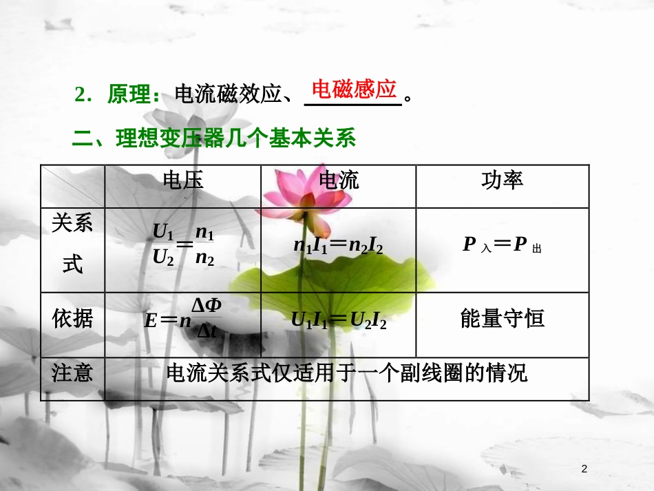 （新课标）高考物理总复习 第十一章 交变电流 传感器 第64课时 变 压 器（重点突破课）课件_第2页